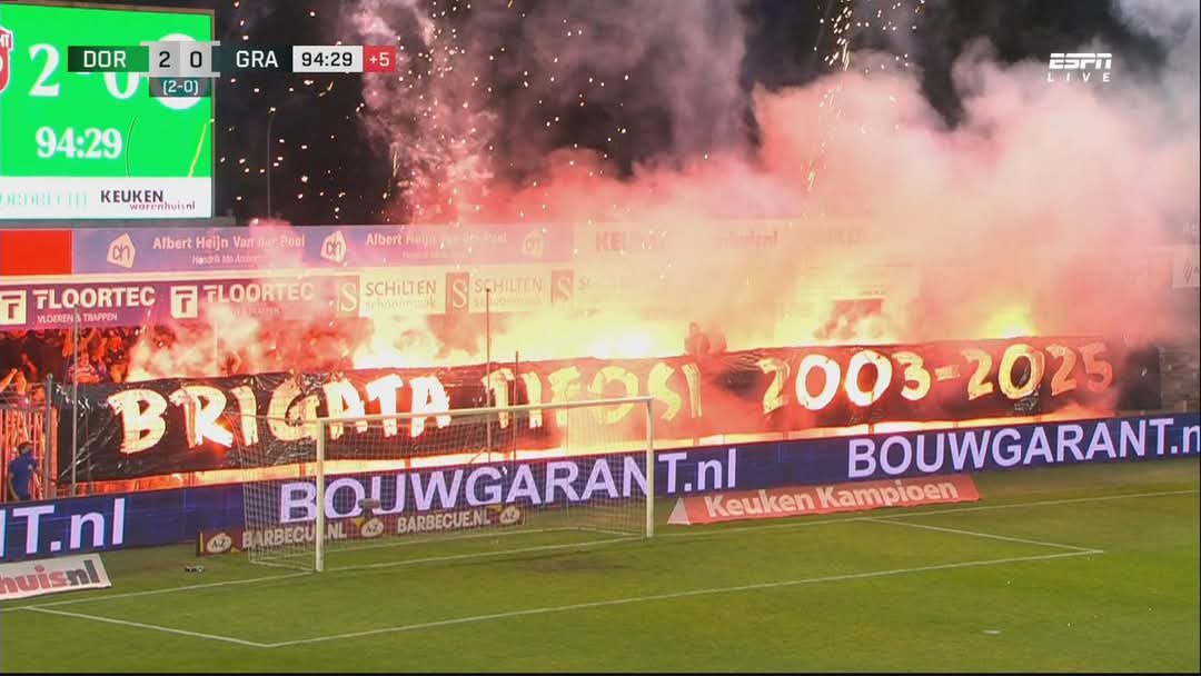 Brigata Tifosi heeft in stijl afgesloten. Bedankt!!! 💙#dorGRA