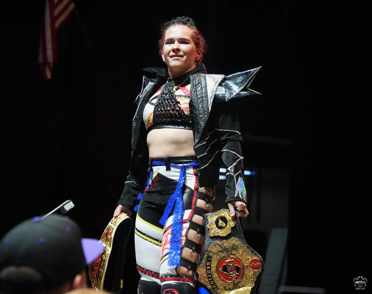 AmberNicoPhoto's tweet photo. Masha Slamovich vs. Suzu Suzuki at Joey Janela’s Spring Break in Las Vegas, NV #gcw #thecollective2025 #joeyjanelasspringbreak #indiewrestling  #maniaweekend #maniaweek #wrestling #ambernicophoto #mashaslamovich #suzusuzuki https://t.co/hjS6XjlRob