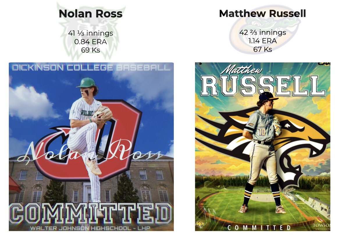 It’s official for Tuesday: Reservoir vs. WJ Round 2 for a ticket to PG Stadium

All hands on deck, everything on the line.

Arguably the most prolific projected pitching matchup across the state this entire season:
Matthew Russell vs. Nolan Ross