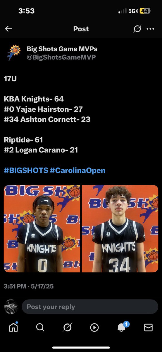 Yajae Hairston tweet media