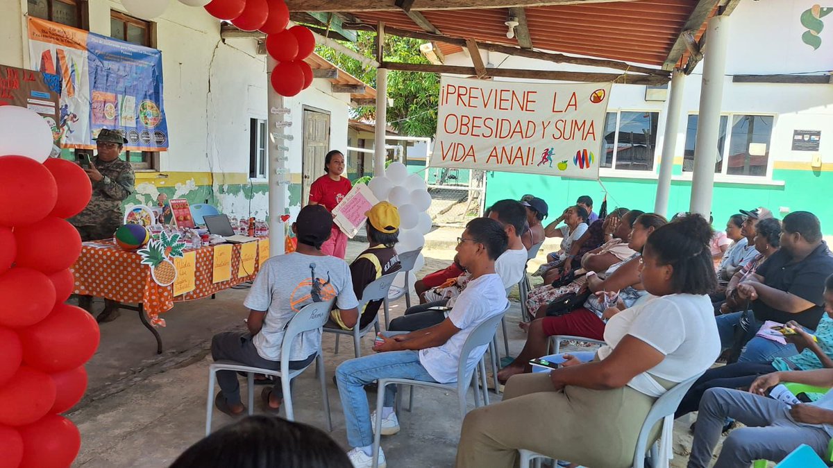 MINSAPma's tweet image. #KunaYala | En el Día Mundial de la Hipertensión, realizamos una jornada de salud en Narganá, con toma de presión arterial, orientación sobre riesgos cardiovasculares y educación sobre el consumo de sodio y etiquetado nutricional. #MinsaPanamá