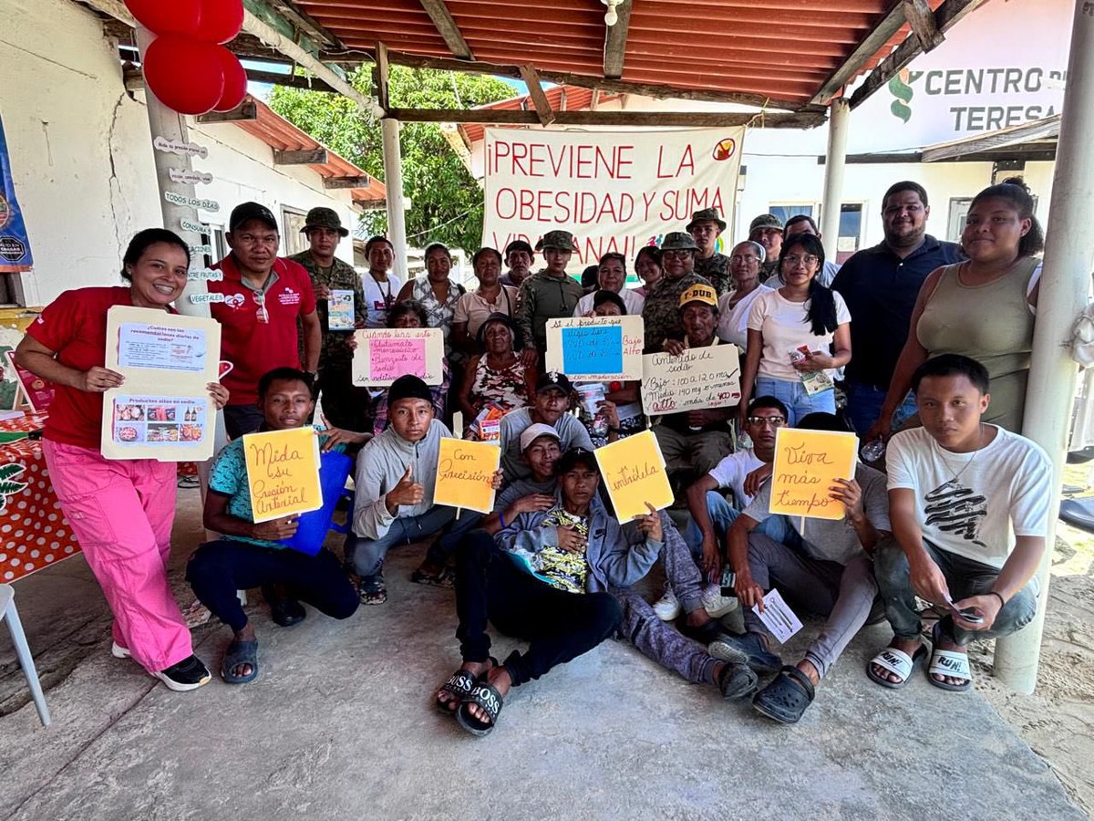 MINSAPma's tweet image. #KunaYala | En el Día Mundial de la Hipertensión, realizamos una jornada de salud en Narganá, con toma de presión arterial, orientación sobre riesgos cardiovasculares y educación sobre el consumo de sodio y etiquetado nutricional. #MinsaPanamá