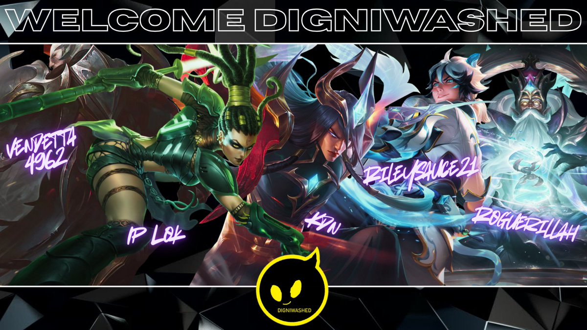 RVLSZN's tweet photo. Introducing DIGNIWASHED
#RivalsLeague #Rivals #RVLSZN #LeagueOfLegends #eSports #LCS #LTA #LEC #LPL #Summer #RiftLegends #arcane https://t.co/GWW0Niia7O