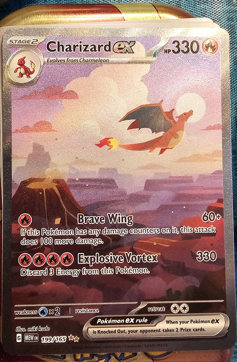 RealSlimSummers's tweet image. Got this awesome Charizard from my brother and wanted to share. #Pokemon #PokemonTCG #charizard
