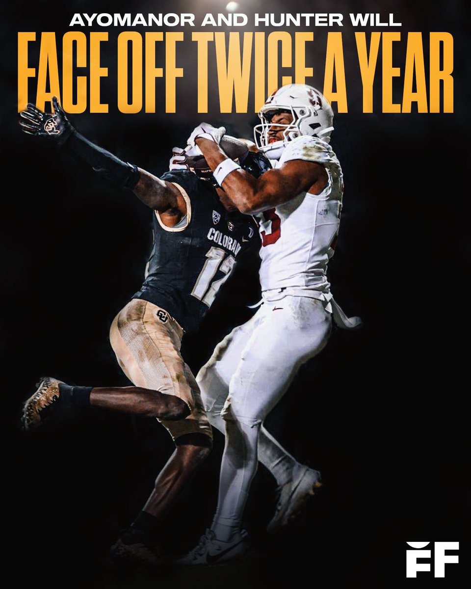 fballforeverhq's tweet image. Back in 2023, former Stanford WR Elic Ayomanor torched Travis Hunter and Colorado’s defense for a career-high 13 catches, 294 receiving yards, and 3 TDs.
With Ayomanor being with the Titans and Hunter with the Jaguars, they’ll get to face each other twice a year🍿