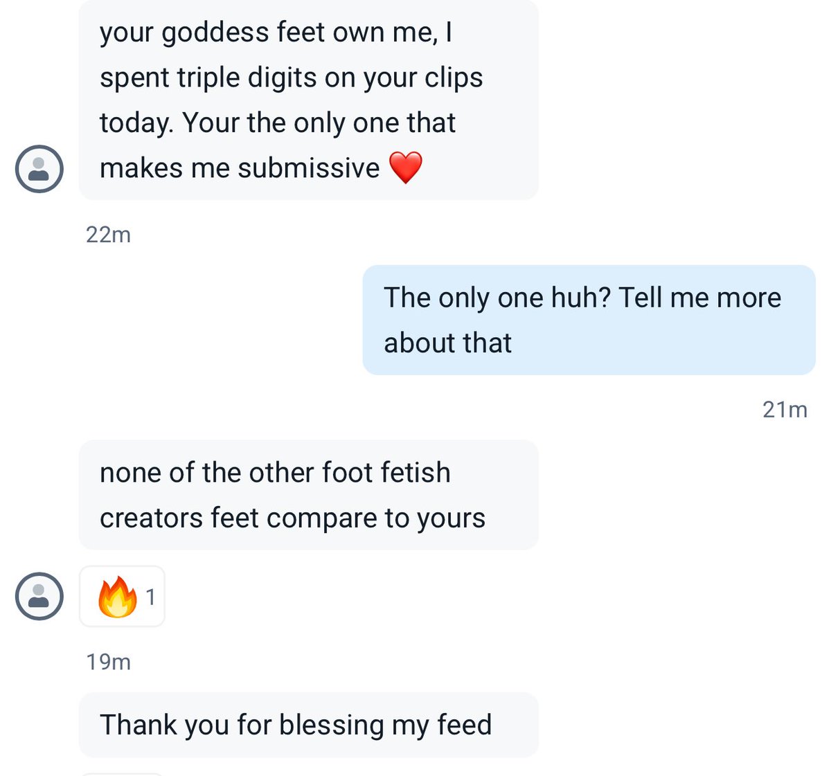 Only my elite superior feet make him submissive 💅🏽