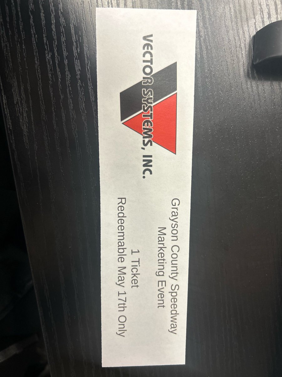 VectorSystemsUS's tweet image. Vector Team, 

The scheduled race at Grayson County Speedway has been cancelled for tonight.  We will reschedule for another weekend!