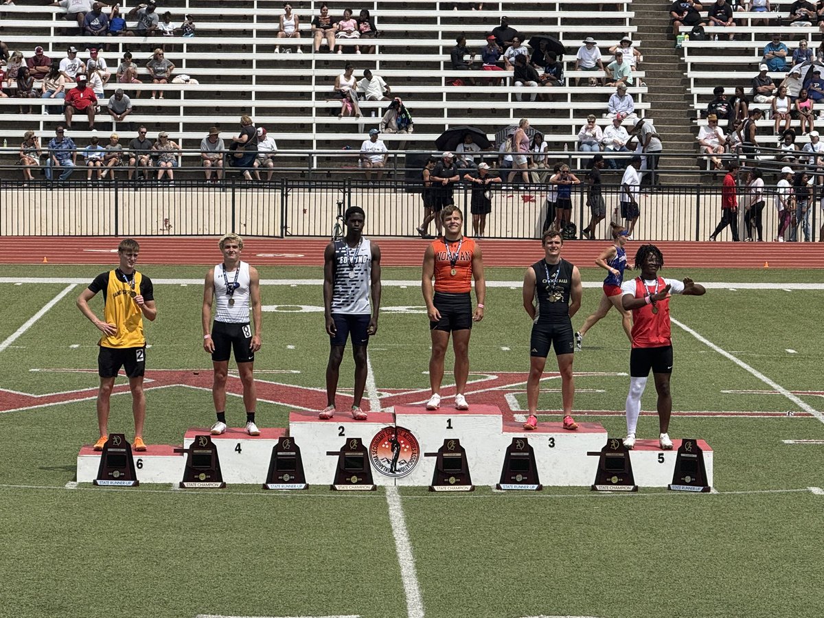 Congratulations!!
Nate Kieffer Third Place
Class 6A Boys 200 Meter Dash
OSSAA State Championships
