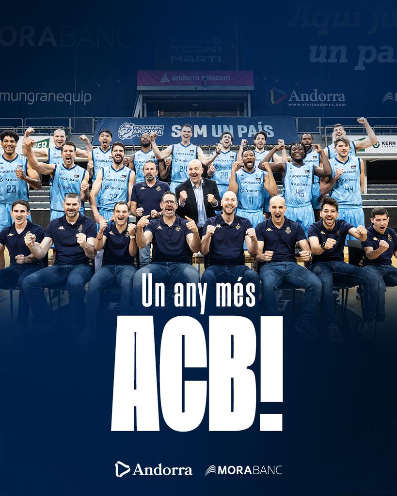 🗣 Ben fort, Andorra...
🙌🏻 SOM, UN ANY MÉS, ACB‼️

#SomUnPais🇦🇩 #ForaLimits #MaiPor