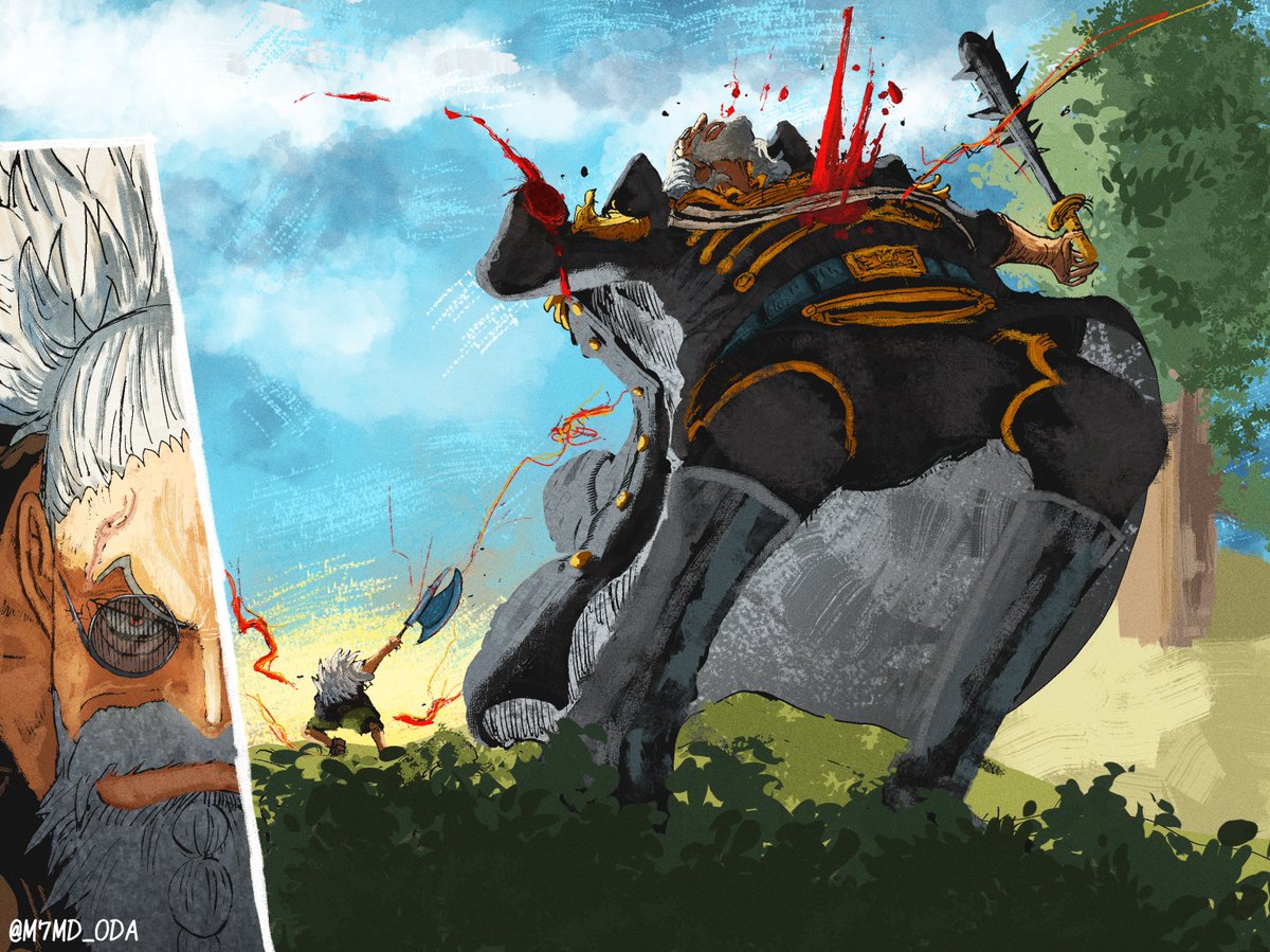 M7md_Oda's tweet image. #ONEPIECE1148 #حرق_ون_بيس
Scopper Gapan vs Sommers