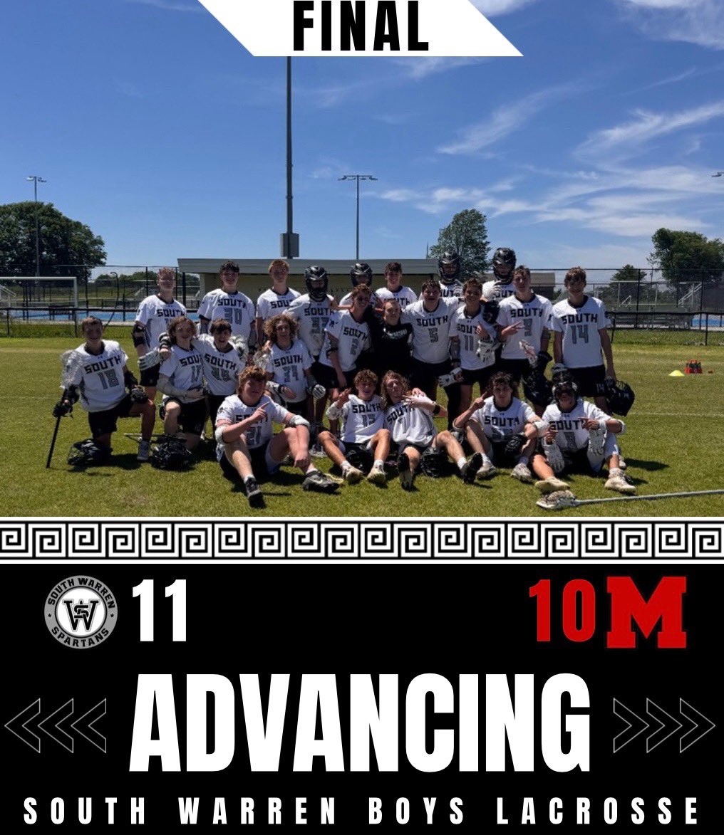 Moving on to Final Four! Way to go Spartans! <a href="/SWSpartanAthl/">South Warren High School Athletics</a>