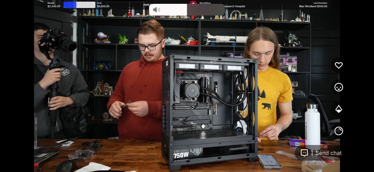 My Nephew is running a charity stream and building a PC that they are giving away!   Pretty cool system to (7700x / 7700xt)

If you want a chance to win a  PC go give it a watch! - twitch.tv/ilhsesports