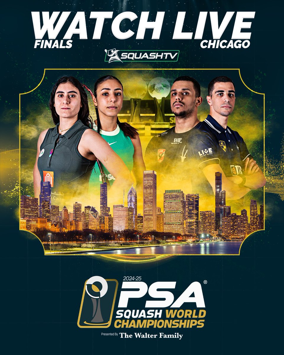 🚨 We are LIVE for the finals! 🏆

Watch the action now on <a href="/SquashTV/">SQUASHTV</a> 👇

squash.tv

#PSAWorldChamps