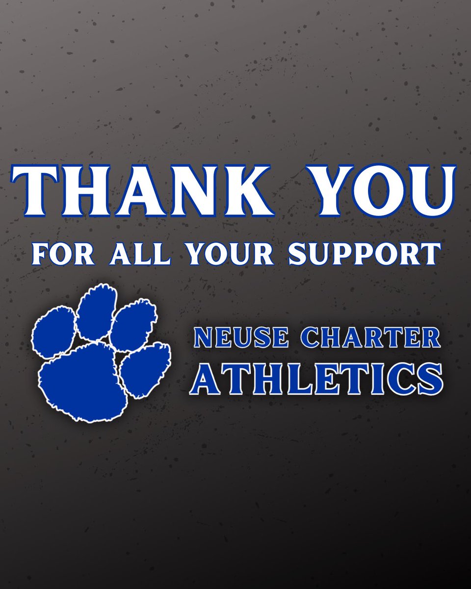 THANK YOU‼️🐾

With the 2024-2025 sports seasons coming to a close, we’d like to thank everyone who has supported Neuse Charter Athletics this year. This year has included SIX (!!!) conference championships this year across MS &amp; HS  and memories that we will cherish forever.