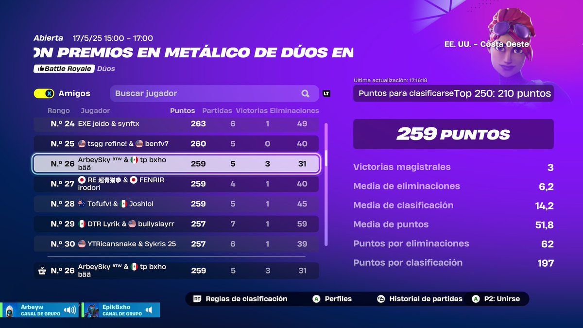 qual r2, 0 puntos en la ultima partida <a href="/PolarityClan/">Polarity</a>