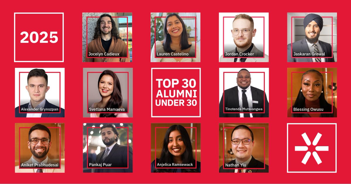 YorkU Grad Studies (@yorkufgs) on Twitter photo Celebrating #YorkUTop30 Alumni Under 30 for 2025! Among the recipients, we're proud to recognize 12 inspiring young grad studies’ alumni who are making waves in their communities, industries, and around the world. Learn more: yorku.ca/alumniandfrien…
#GradStudiesYU <a href="/YorkUAlumni/">York U Alumni</a> Celebrating #YorkUTop30 Alumni Under 30 for 2025! Among the recipients, we're proud to recognize 12 inspiring young grad studies’ alumni who are making waves in their communities, industries, and around the world. Learn more: yorku.ca/alumniandfrien…
#GradStudiesYU <a href="/YorkUAlumni/">York U Alumni</a>