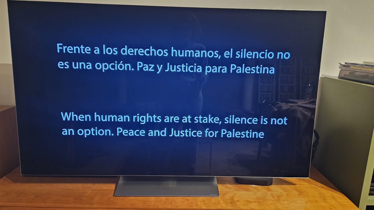 In Spanje weten ze hoe je moet omgaan met een land dat, voor het oog van de hele wereld, een genocide pleegt op de Palestijnen.

#Israel 
#Eurovision2025