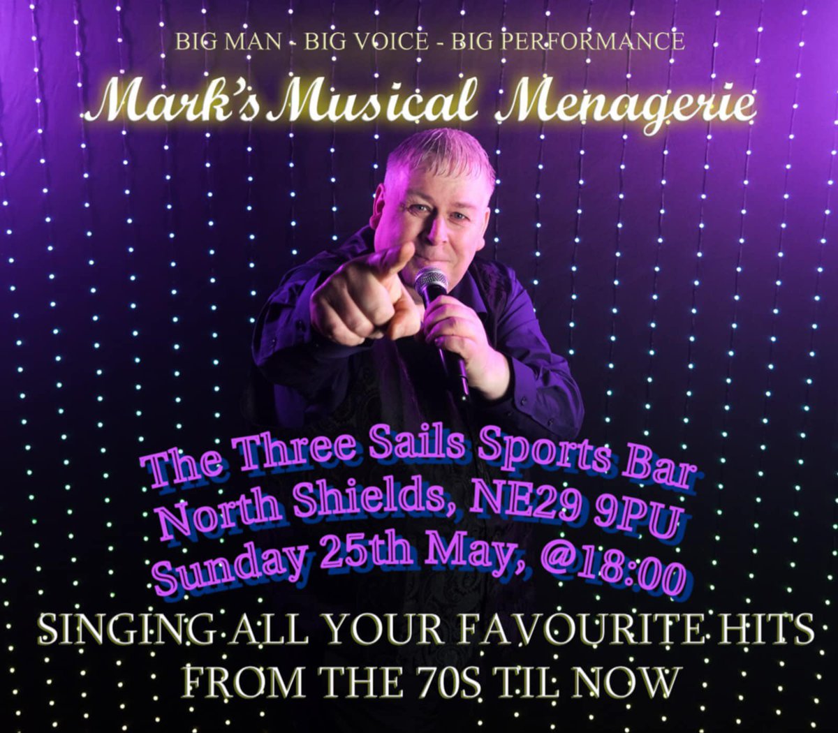 ⚽️ End of Season Shindig 🎶

Join us a week tomorrow for the last day of the EPL live on our Teleboxes, followed by the awesome Marks Musical Menagerie LIVE!

With all the hits from the 70s through to now… it’s going to be a fabulous evening! 

#YourNewLocal #LiveEPL #LiveMusic