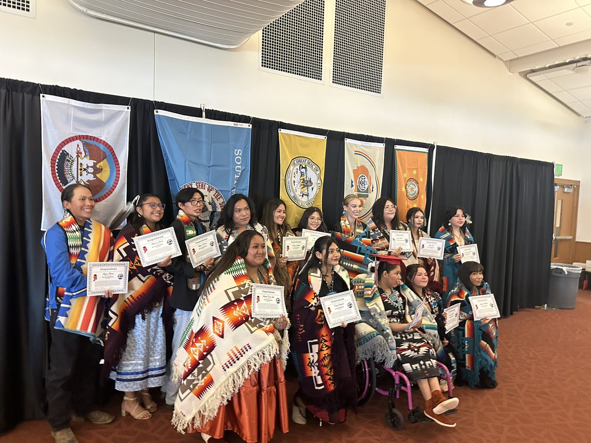 Dr. Karen Cheser (@durangosupt) on Twitter photo Today <a href="/Durango9R/">Durango 9-R</a> celebrated another group of Native American student graduates. This is such a special ceremony which gets larger every year. Thank you to all staff and families who work hard to
Support all of our students! Today <a href="/Durango9R/">Durango 9-R</a> celebrated another group of Native American student graduates. This is such a special ceremony which gets larger every year. Thank you to all staff and families who work hard to
Support all of our students!