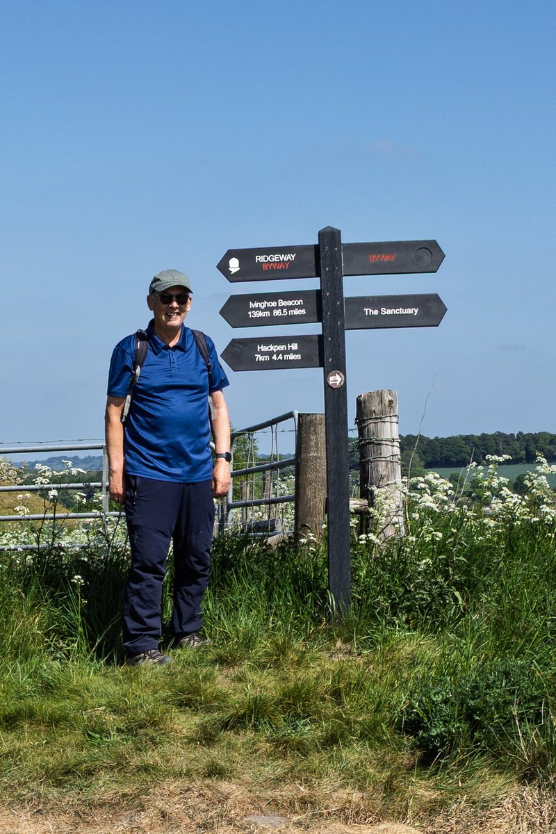JohnMTippetts's tweet photo. Latest stage of my #GreatChalkWayIn25 challenge. Today I completed the #SarsenWay leg by walking from Upavon to Overton Hill where it met #TheRidgeway . More than 2 miles of this leg were along the Kennet & Avon Canal where I saw my 1st cygnets of 2025. Next stop Ivinghoe Beacon! https://t.co/75PeNYnYO7