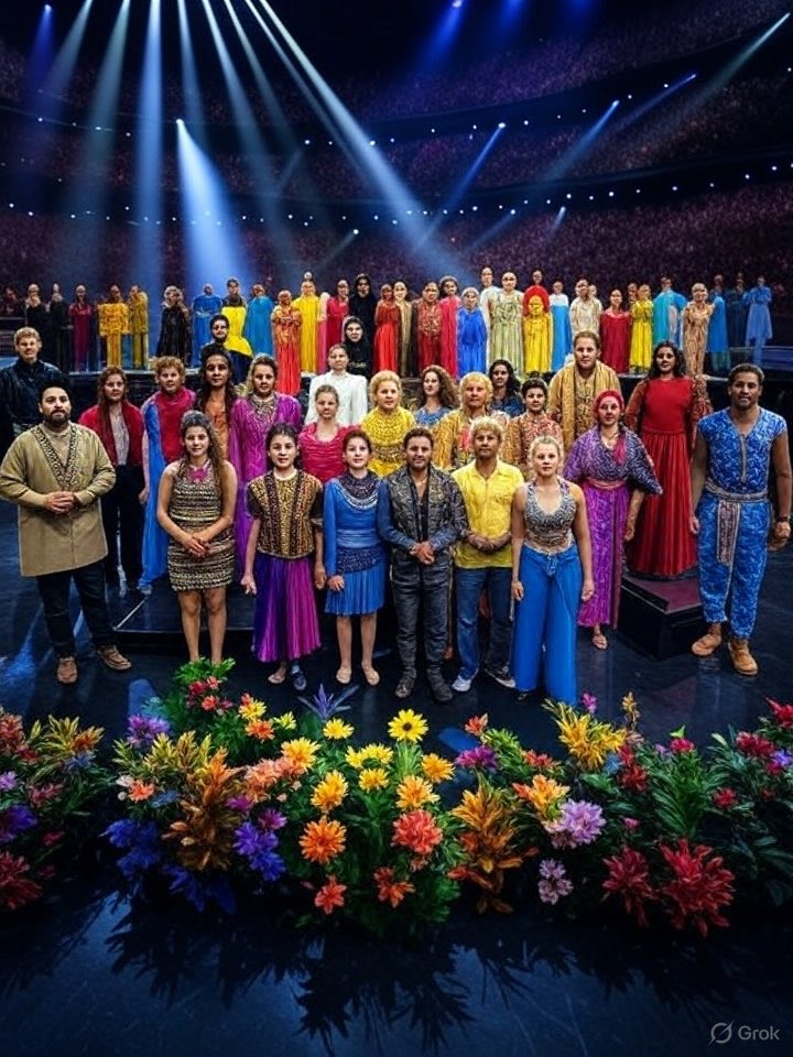 musiccharts24's tweet image. 🥁 ESC 2025 Grand Final LIVE NOW from Basel! 37 countries, epic performances, and maybe a Céline Dion surprise? 🎤 Vote for your fave in the comments! Who’s stealing the show? Share with #ESC2025 #UnityInMusic 🌟 Let’s make this viral! 🚨