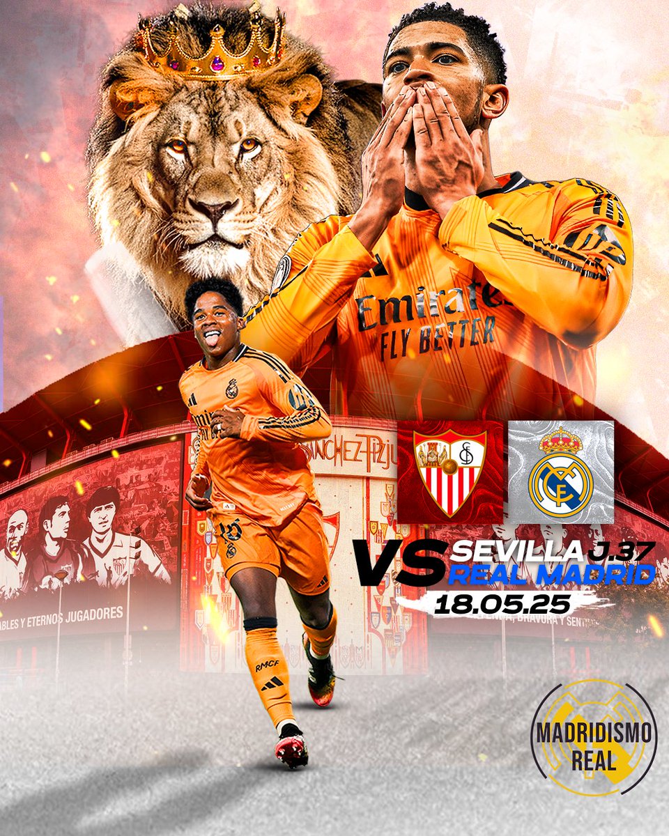 MadridismoreaI's tweet photo. SEVILLA 🆚 REAL MADRID ❤️🤍 https://t.co/28zy1fYqdc