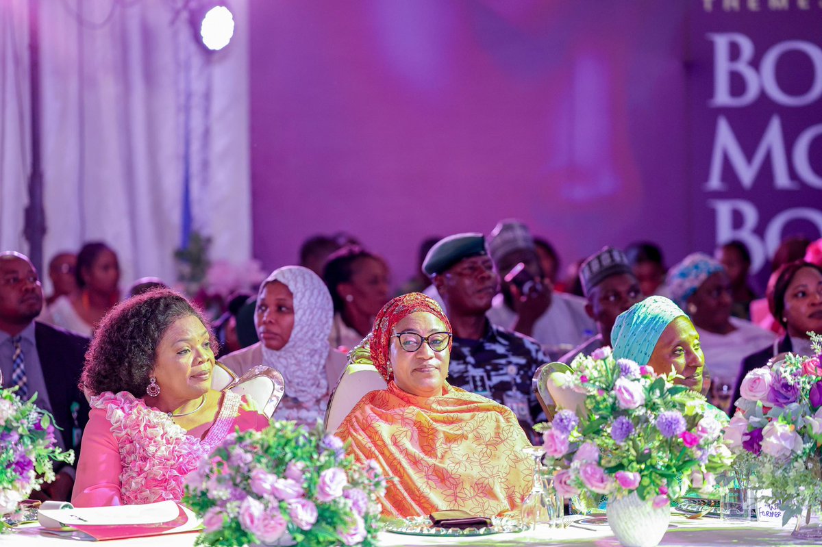 KwapchiB's tweet photo. The Wife of the Vice President, Hajiya Nana Shettima, attends the 2025 WODDI Inspiring Women Summit hosted by Dr. Nkechi Rochas Okorocha , Founder of Women of Divine Destiny Initiative (WODDI).The Event took place at AIB event Center Abuja https://t.co/l4bzLZTC9l