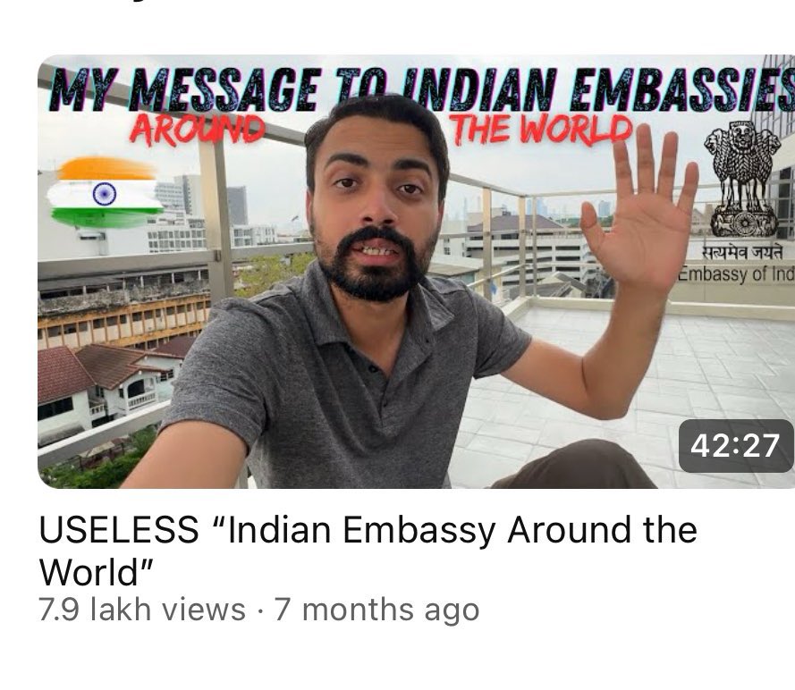 This man openly mocks india, indian embassies, indian peoples.

He has a problem with everything Indian.

But, openly praises Pakistan..