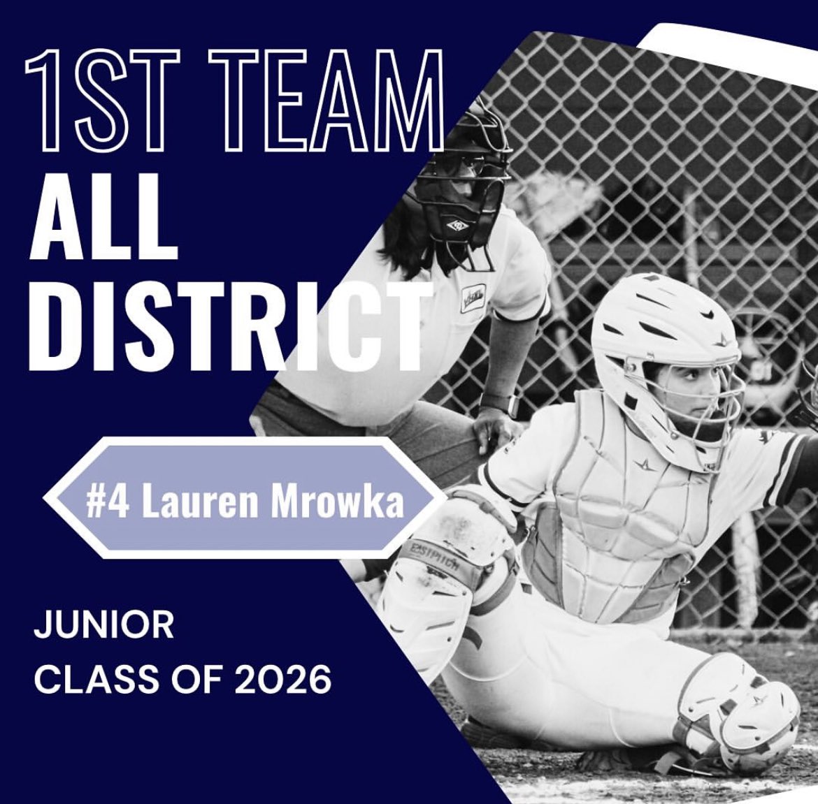 Lauren Mrowka | 2026 (@lauren_mrowka26) on Twitter photo Blessed to receive 1st Team all Patriot district! Can’t wait to keep it going with my teammates through playoffs!! <a href="/SoCoSoftball/">South County Softball🥎🥎</a> <a href="/AdelphiSb/">Adelphi Softball</a> <a href="/bombers_fp/">Bombers Fastpitch</a> Blessed to receive 1st Team all Patriot district! Can’t wait to keep it going with my teammates through playoffs!! <a href="/SoCoSoftball/">South County Softball🥎🥎</a> <a href="/AdelphiSb/">Adelphi Softball</a> <a href="/bombers_fp/">Bombers Fastpitch</a>