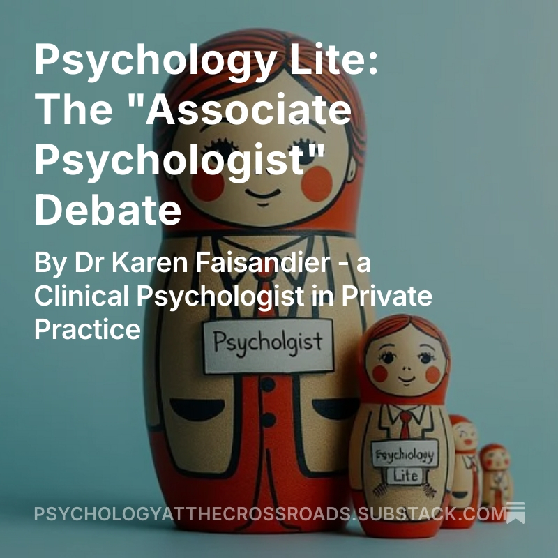 psychXroadsNZ's tweet photo. Psychology Lite: The "Associate Psychologist" Debate  https://t.co/Tywo2aSMmg https://t.co/MKOH1csT9S