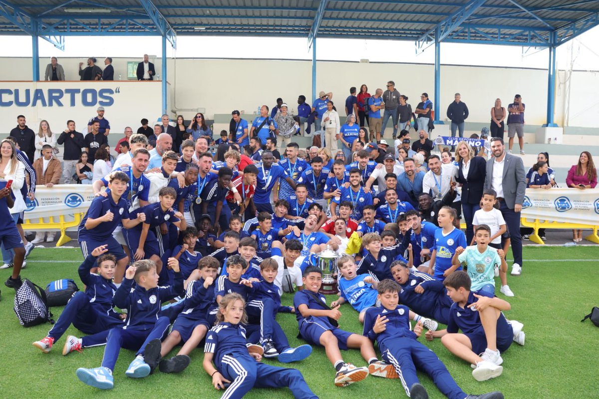 🏆 El CD Marino se hace con la victoria en la final de la #CopaHeliodoro en el Estadio Municipal Los Cuartos frente al CD Tenerife C.

🎉 Muchas felicidades a ambos conjuntos por su buen fútbol y deportividad.

#somosfift #FinalCopaHeliodoro #CopaHeliodoro