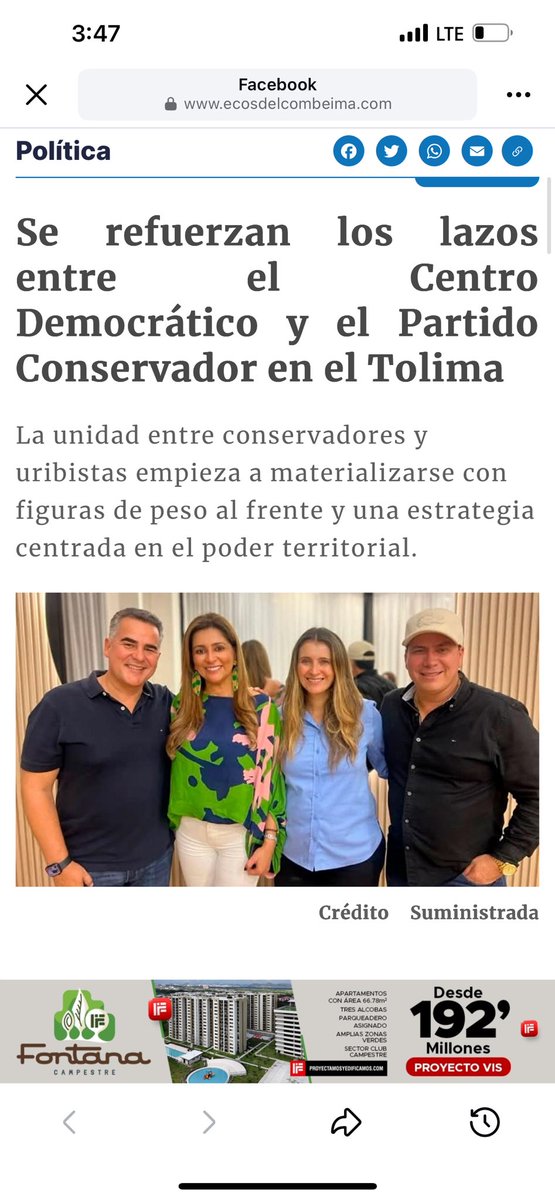 Quiere decir que el partido conservador pasará a Gobierno o independiente en Ibagué por fin, o la incoherencia sigue reinando en algunos casos.