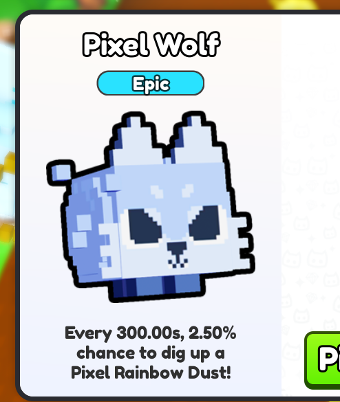 Didn't have the chance just yet for part 2 of my video for farming but here's a bit for those that wonder about pixel dust stuff #petsim99 #petsimulator99