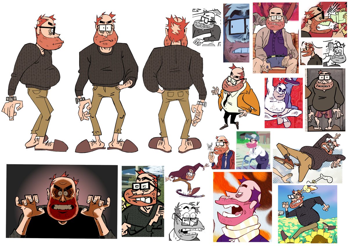 odd_hustle's tweet image. Full reference sheets for Mizue, Raj and Derek