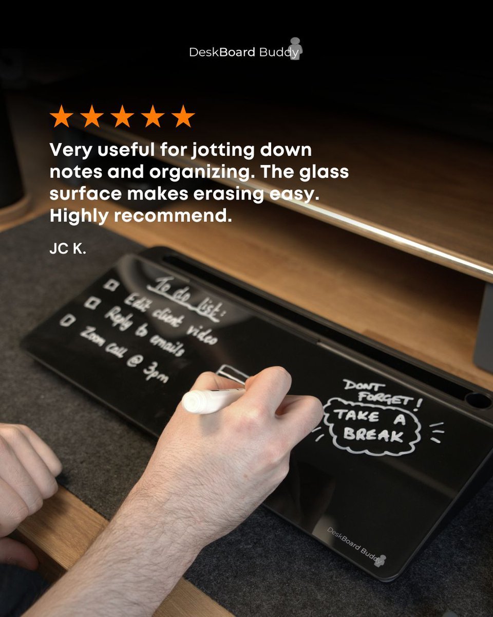 Everyone’s talking about it, and for good reason!

The DeskBoard Buddy isn’t just smart, it feels good to use with its premium glass surface that’s smooth, sturdy, and easy to wipe clean.

Link in bio to shop!