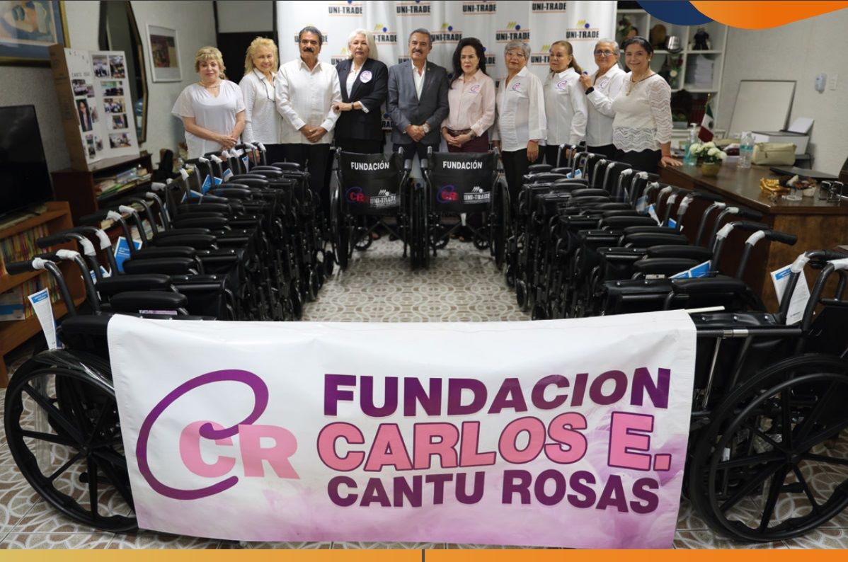 Entrega Grupo Uni-Trade sillas de ruedas a la Fundación Carlos E. Cantú Rosas 
empresasmonterrey.com/entrega-grupo-…