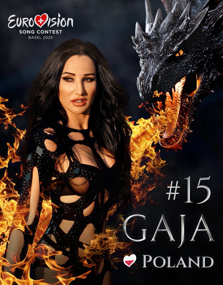 It’s your turn to vote! 

Vote #15 for <a href="/J_Steczkowska/">Justyna Steczkowska</a> 

#Eurovision2025 #Eurovision #eurowizja2025 #Eurowizja #Poland #Polska #JustynaSteczkowska <a href="/Eurovision/">Eurovision Song Contest</a>