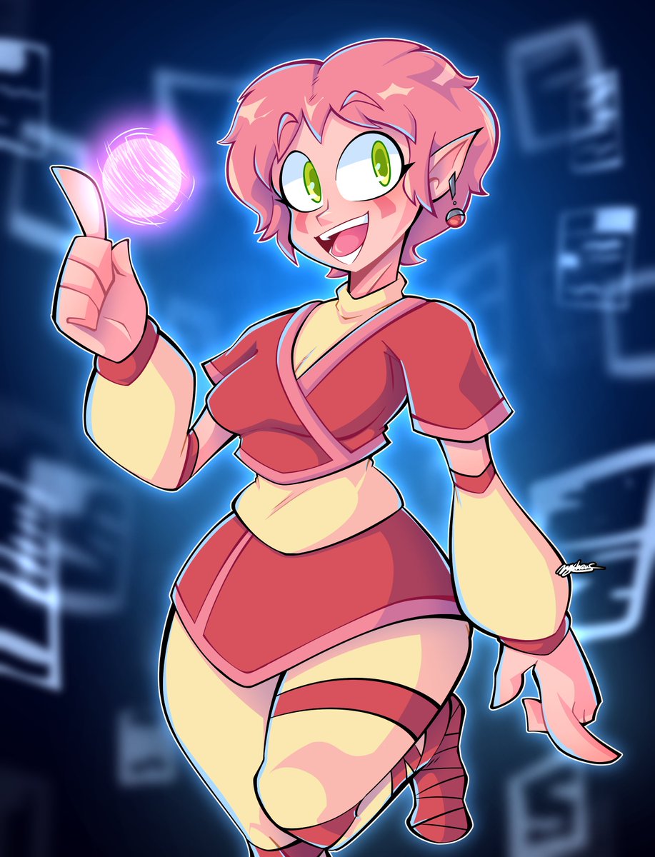 ...Ya'll remember Code Lyoko? 😅 Have an Aelita Schaeffer I did earlier!