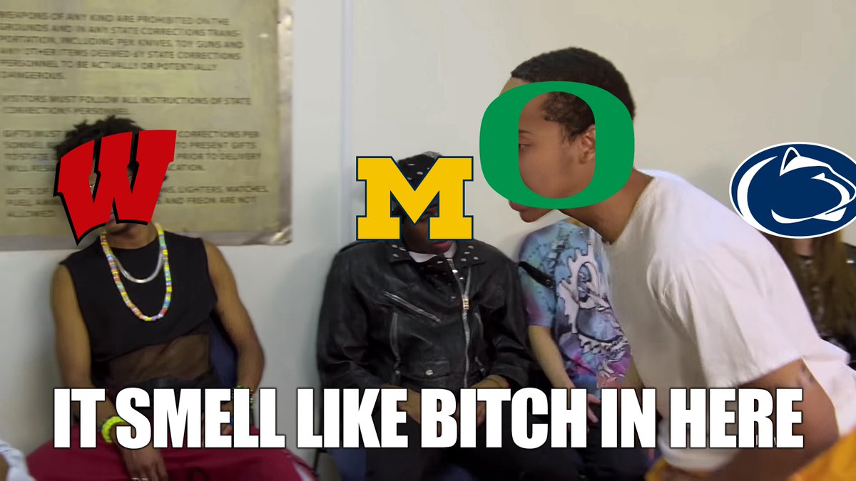 SwooshMcDuck's tweet image. Oregon has been part of the B1G for 9 months &amp;amp; has already won its 7th conference title…

🏆🦆