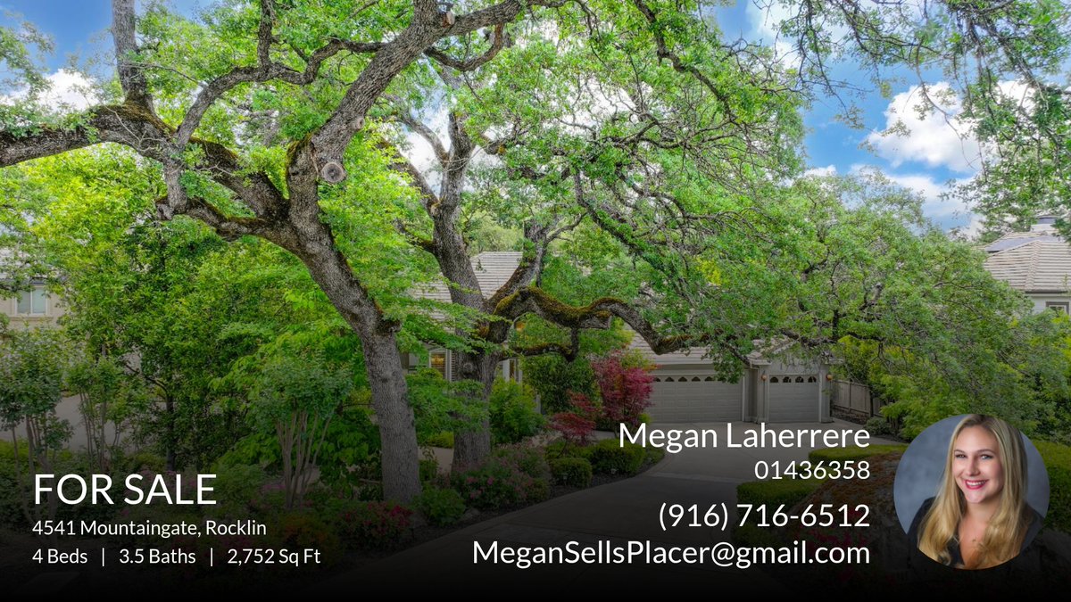 SellingRocklin's tweet photo. 📍 For Sale 📍 Take a look at this fantastic new property that just hit the market located at 4541 Mountaingate in Rocklin. Reach out here or at (916) 716-6512 for more information!

Listed by Lori B Nelson

Megan Laherrere
Your Fr... https://t.co/h1GuOsCXLk https://t.co/LWWmfg2cdh