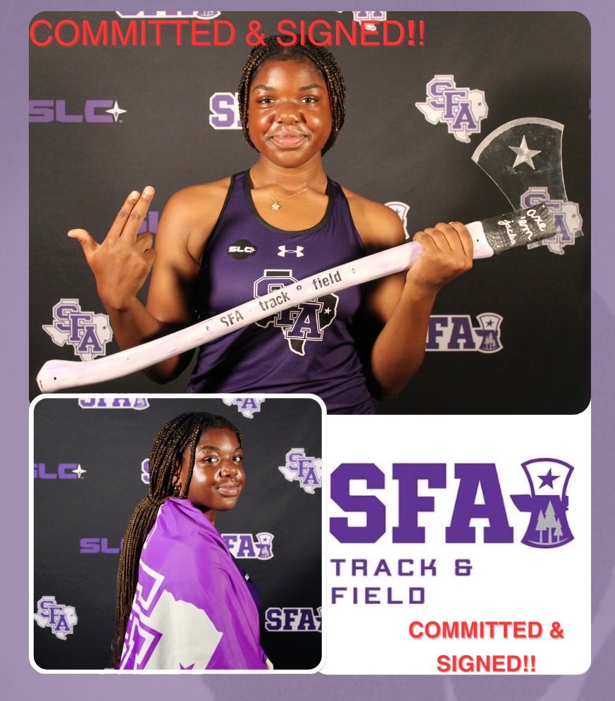 So proud of you young lady!! Lumberjacks got them a good one! #ReignCain ⁦<a href="/KleinCain/">Klein Cain HS</a>⁩ ⁦<a href="/KCAINATHLETICS/">Klein Cain Athletics</a>⁩