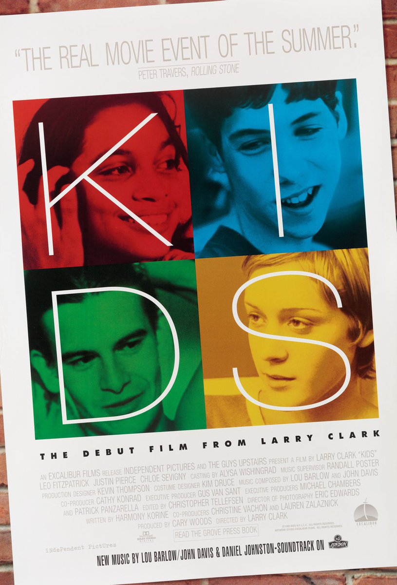 ‘Kids’ premiered at Cannes 30 years ago today.

Back on its 20th anniversary we talked to Lou Barlow about the film’s Folk Implosion soundtrack: stereogum.com/1817330/qa-lou…