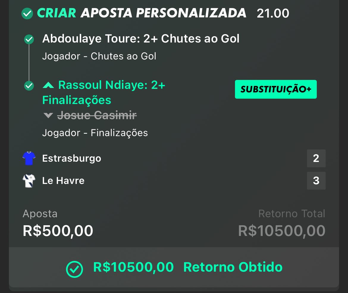 CONFIA NO FAIXA PORRAAAA🔥🔥🔥

ODD 21✅ ODD 10✅

VAMOOOOOOOOOOOOOOOOO