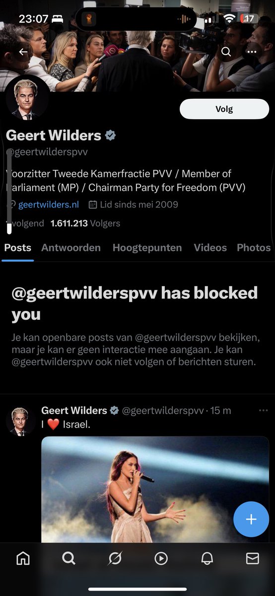MaraxMaraxM's tweet photo. @ginnymooy Dit krijg je als je bij hem aankaart dat israel op 1 staat en dat nederlanders niet meer rondkomen https://t.co/lMo5nZa3NO