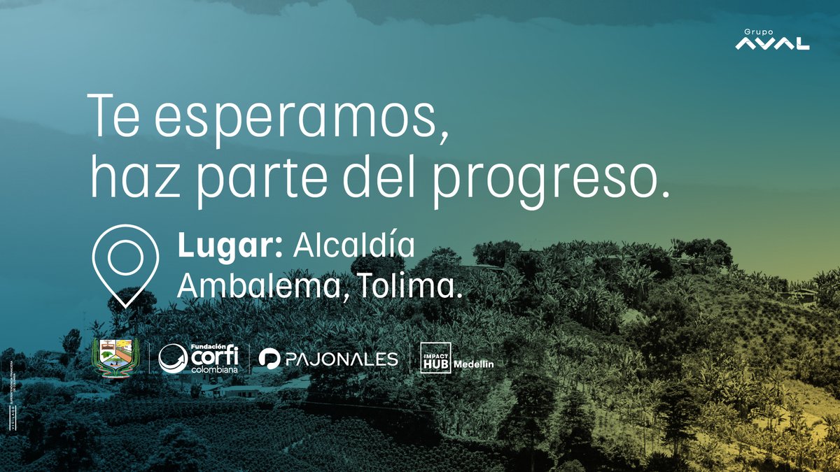 Ambalema se llena de vida con talleres de educación. Del 18 al 21 de mayo, sé parte de las actividades que tenemos para transformar este mágico territorio con este evento que hace parte de nuestro programa de Educación Financiera.
<a href="/AAmbalema/">Alcaldia de Ambalema Tolima</a> <a href="/corficolombiana/">Corfi</a>