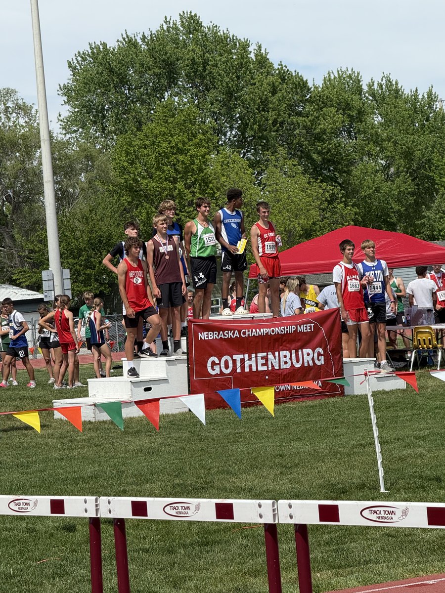Congratulations to Hudson Vickers for getting 5th place in high jump in OVERALL classes at the Junior High State Track and Field today in Gothenburg! APS is very proud of you Hudson!