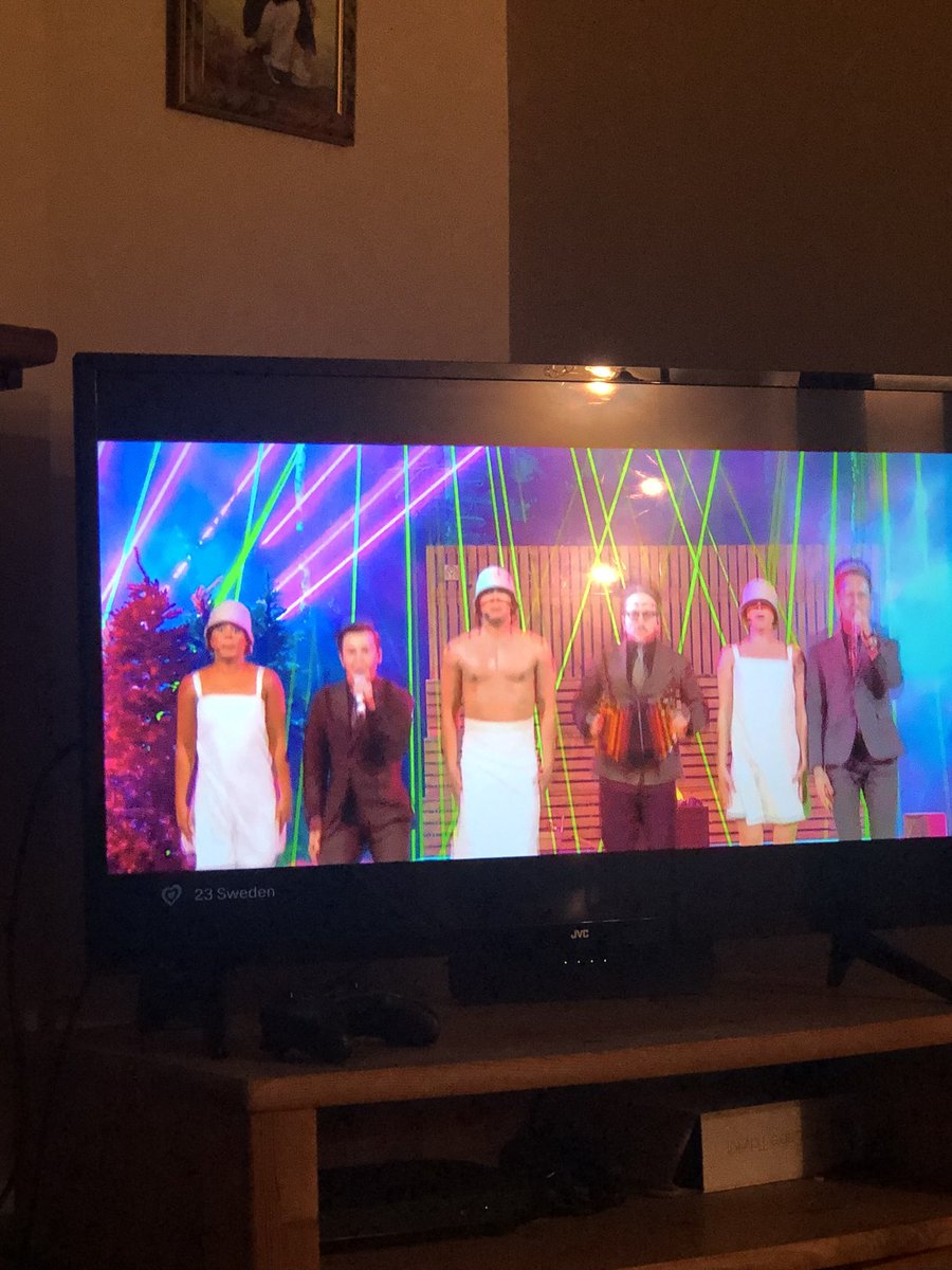 webstbr's tweet photo. @FoilArmsAndHog - Eurovision your next gig? https://t.co/1O8ai0NTqR
