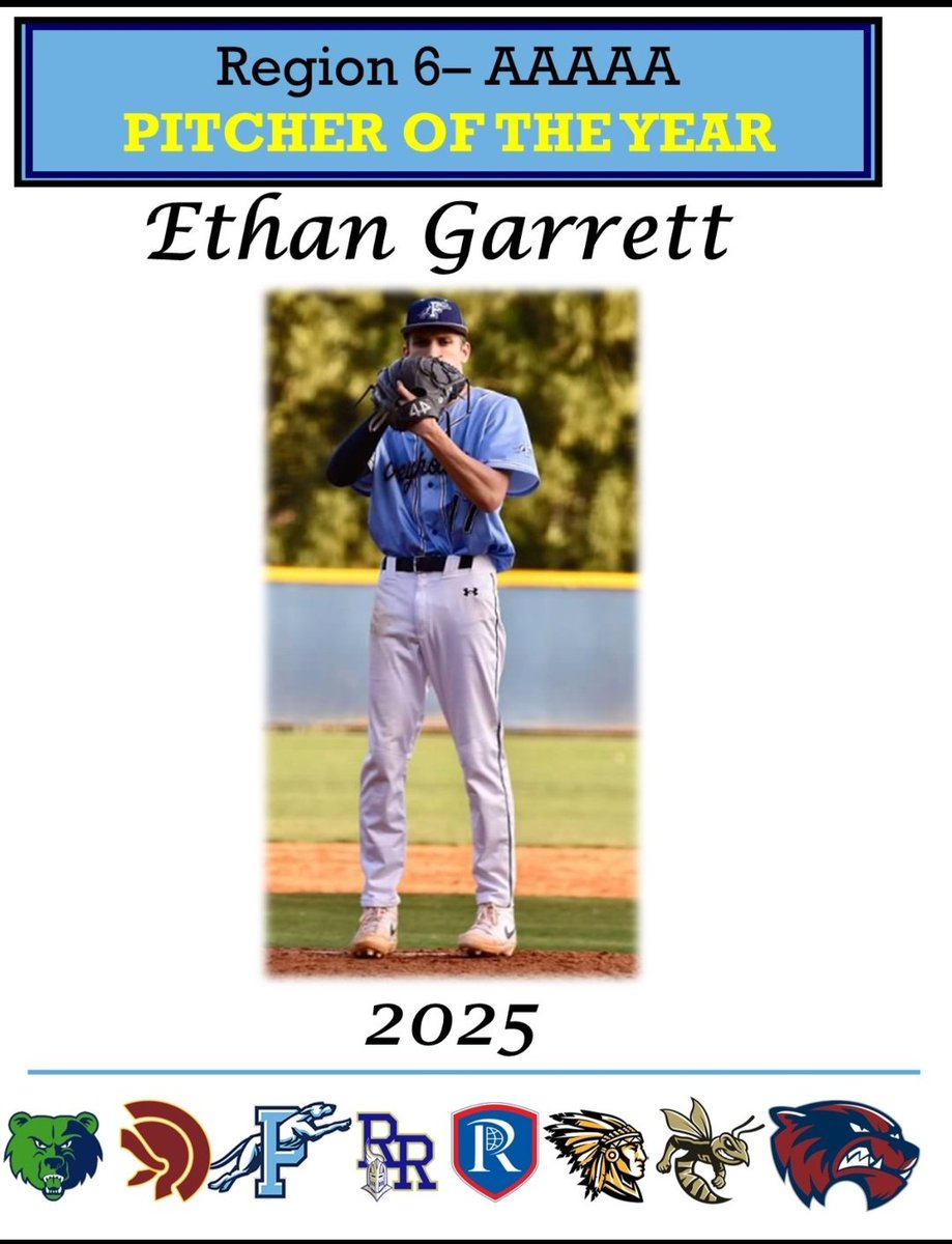 Pope_Baseball's tweet photo. For the 1st time in a LOOOONNNGGG time Pope swept the region player of the year, pitcher of the year and Coach of the year awards.

Congrats to:

@EthanGarrett06 - Pitcher of year 
@JStuetzer - Player of the year
@CoachTurco8 - Coach of the year

#HembreeRoadGrown https://t.co/zcJpD6WxfI
