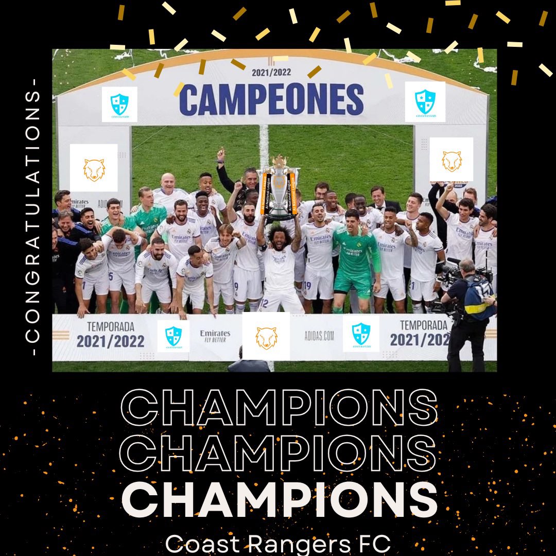 THEY’VE DONE IT!!!

<a href="/CoastRangersTE/">Coast Rangers FC</a> are your AI National League CHAMPIONS