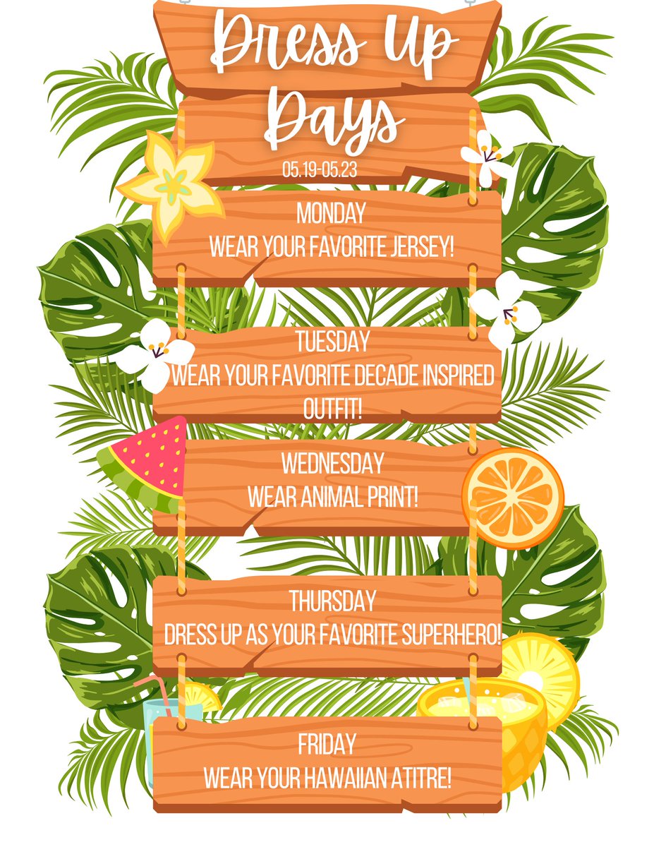 We've got a busy week ahead! Join us as we make the most of our last week with our students💛🖤